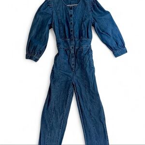 Madewell Indigo Denim Jumpsuit